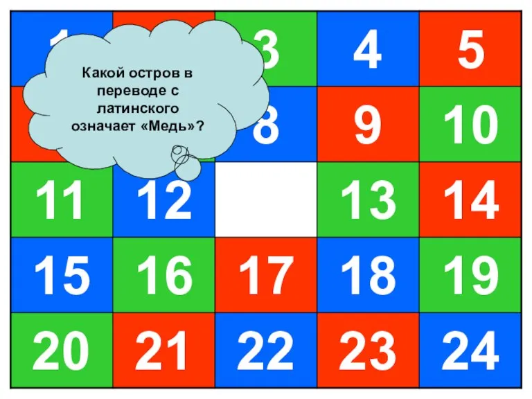 Какой остров в переводе с латинского означает «Медь»?