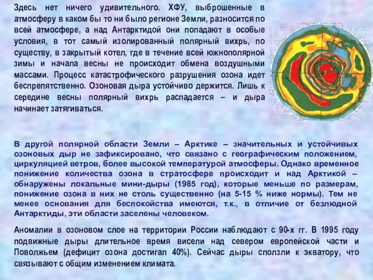 Здесь нет ничего удивительного. ХФУ, выброшенные в атмосферу в каком бы то