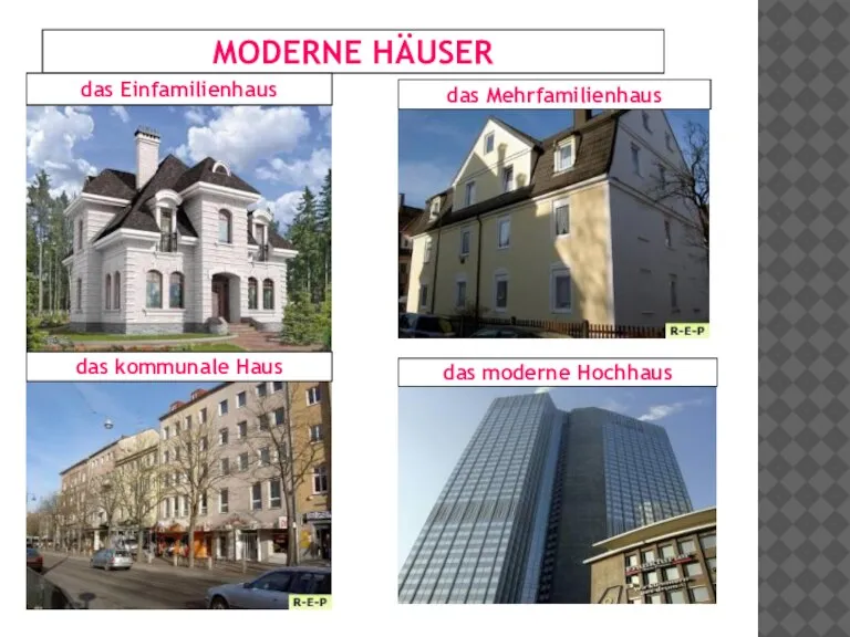 MODERNE HÄUSER