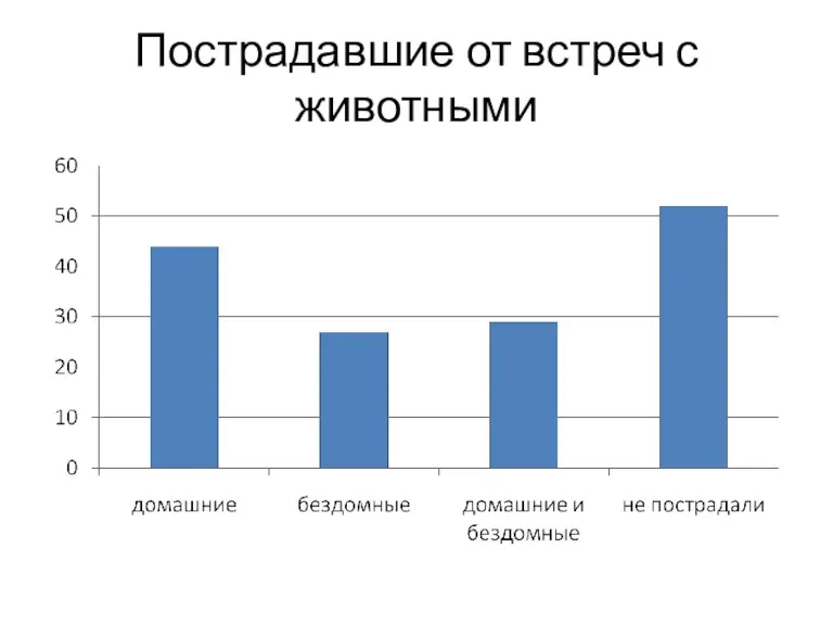 Пострадавшие от встреч с животными