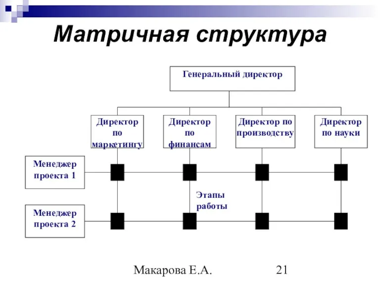 Макарова Е.А. Матричная структура