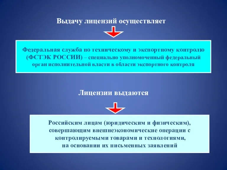 Выдачу лицензий осуществляет Федеральная служба по техническому и экспортному контролю (ФСТЭК РОССИИ)