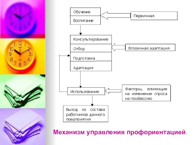 Механизм управления профориентацией.