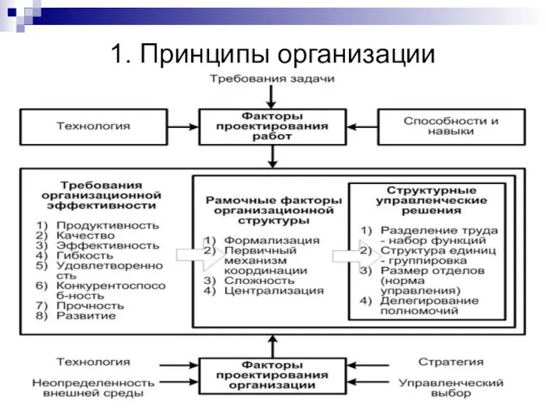 1. Принципы организации