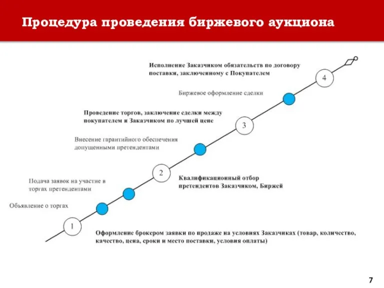 Процедура проведения биржевого аукциона 7