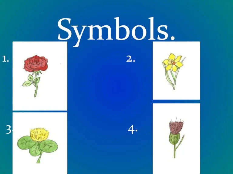 Symbols. 1. 2. 3. 4.