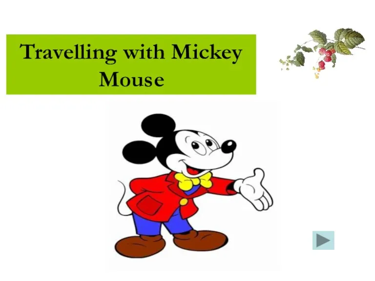 Travelling with Mickey Mouse