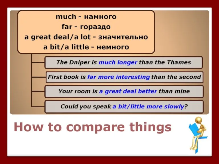 How to compare things