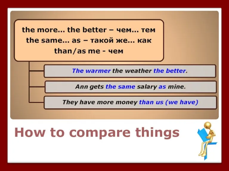 How to compare things