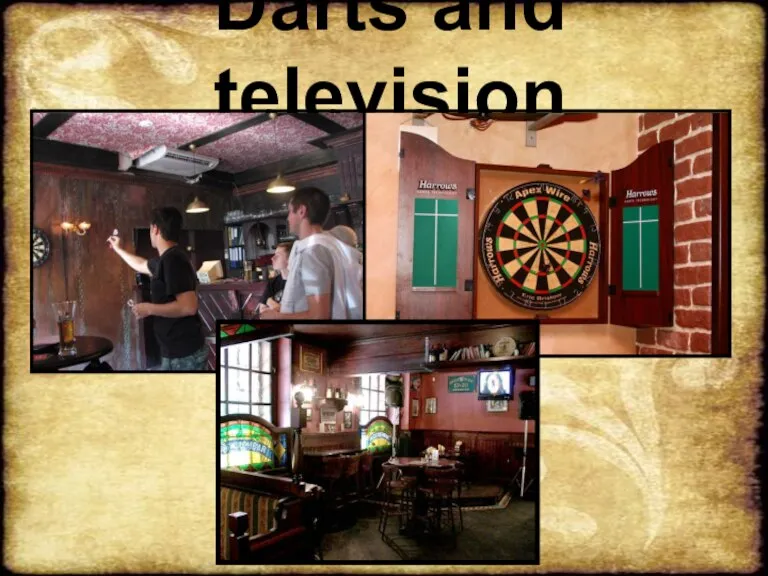 Darts and television