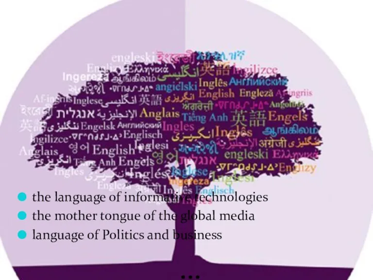 the language of informative technologies the mother tongue of the global media