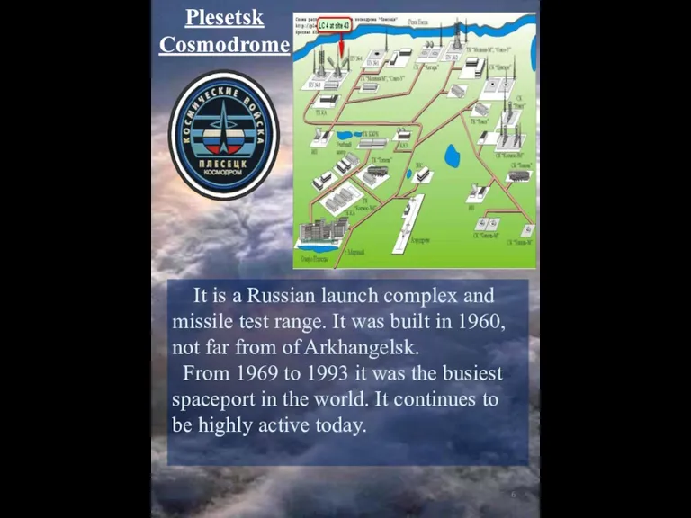 It is a Russian launch complex and missile test range. It was