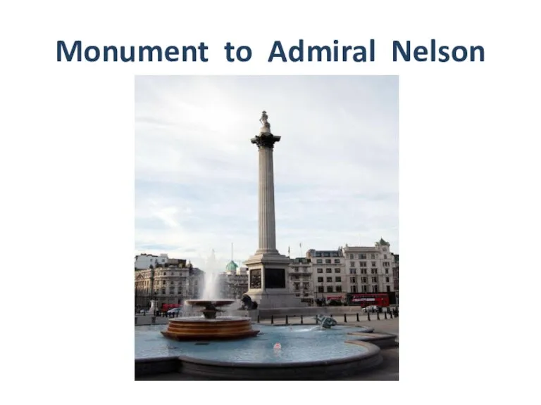 Monument to Admiral Nelson