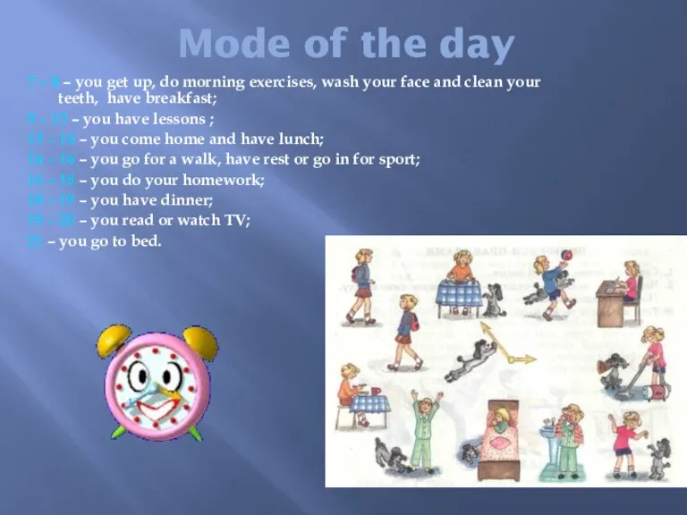 Mode of the day 7 – 8 – you get up, do