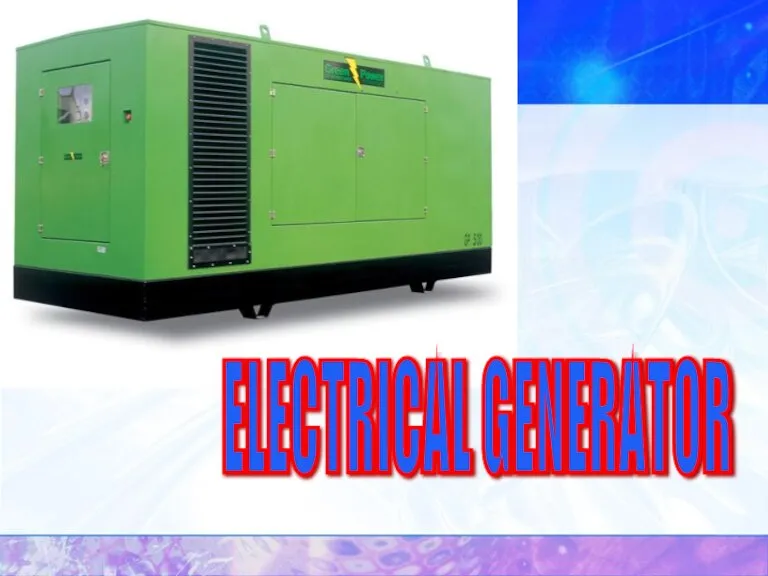 ELECTRICAL GENERATOR