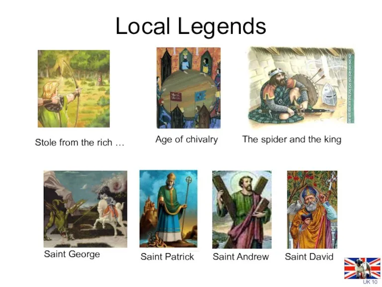 Local Legends Stole from the rich … The spider and the king