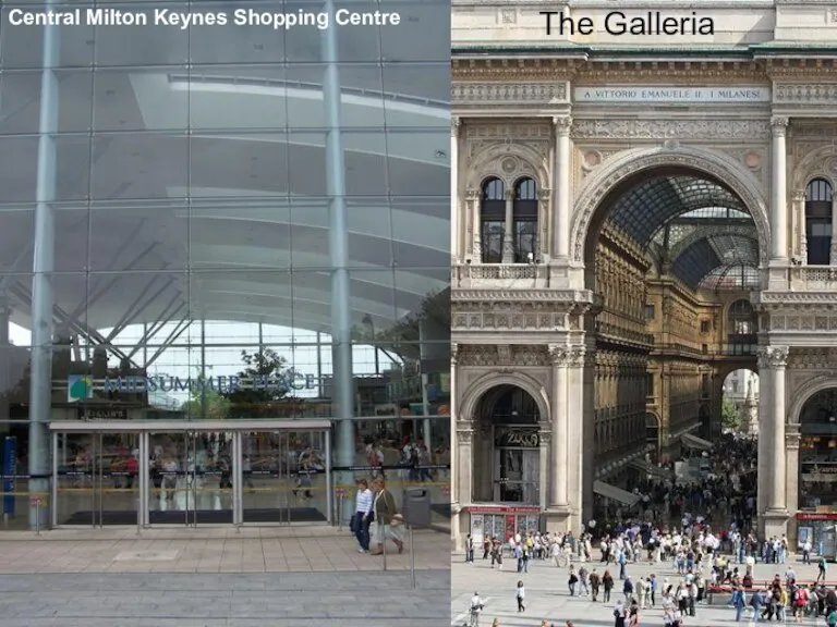 Central Milton Keynes Shopping Centre The Galleria