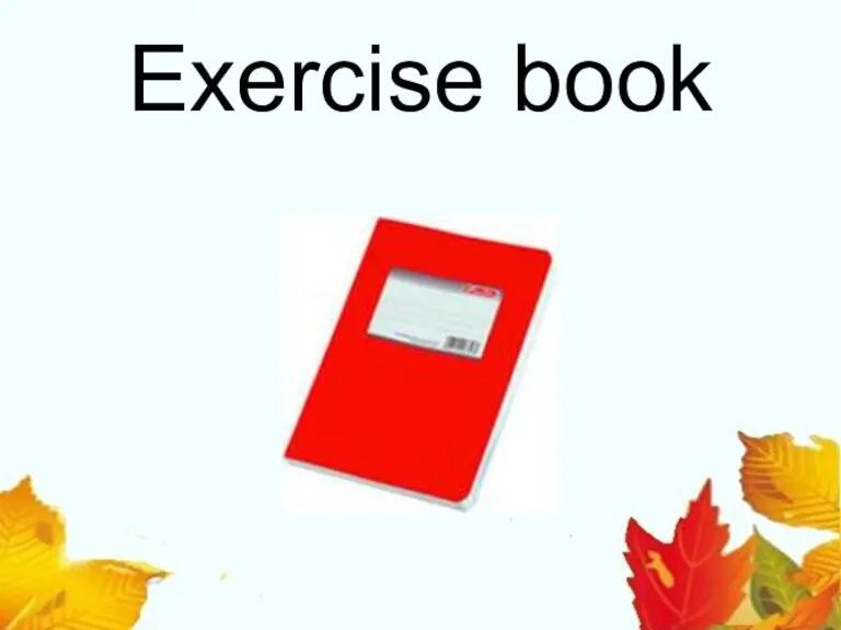 Exercise book