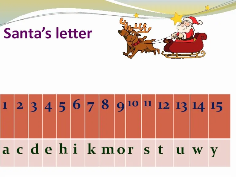 Santa’s letter