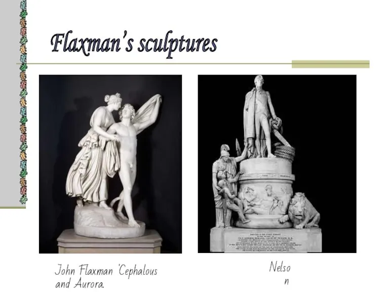 Flaxman’s sculptures John Flaxman 'Cephalous and Aurora. Nelson
