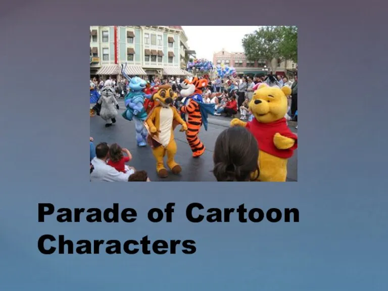 Parade of Cartoon Characters