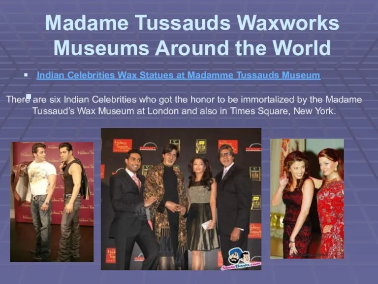 Madame Tussauds Waxworks Museums Around the World Indian Celebrities Wax Statues at