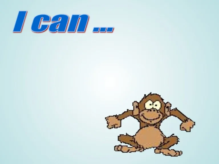 I can ...