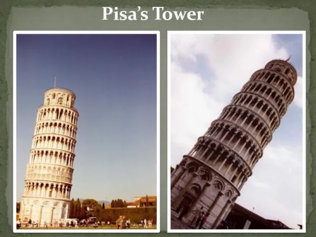 Pisa’s Tower