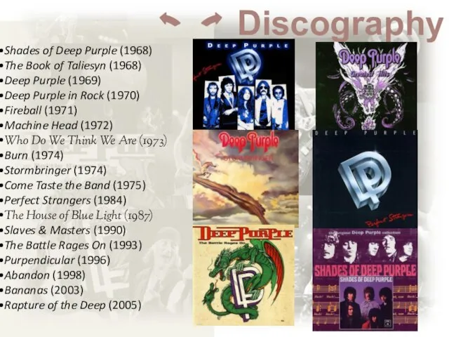 Shades of Deep Purple (1968) The Book of Taliesyn (1968) Deep Purple