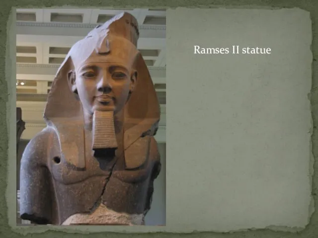 Ramses II statue