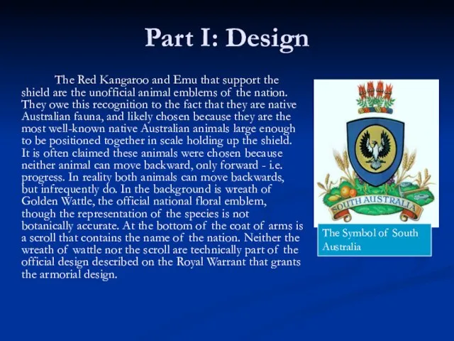 Part I: Design The Red Kangaroo and Emu that support the shield