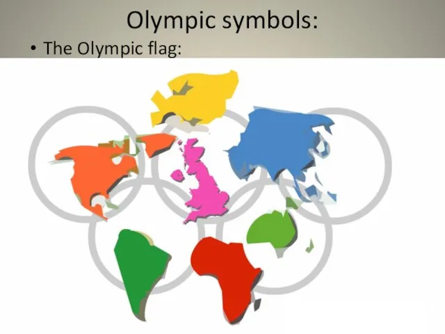 Olympic symbols: The Olympic flag:
