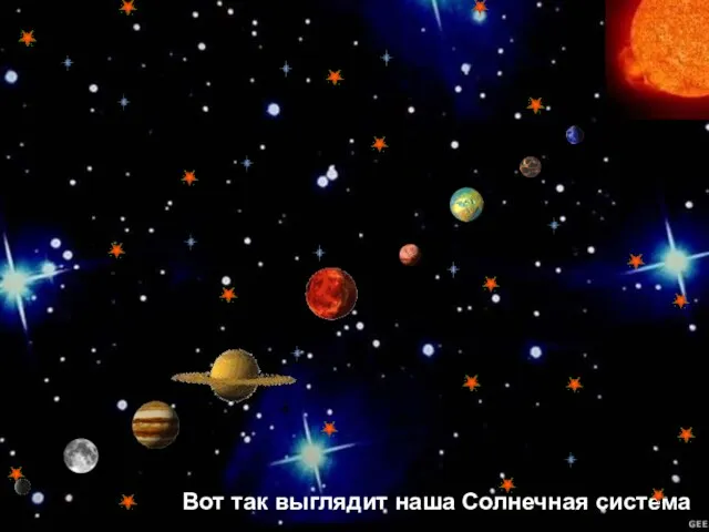 Вот так выглядит наша Солнечная система Вот так выглядит наша Солнечная система