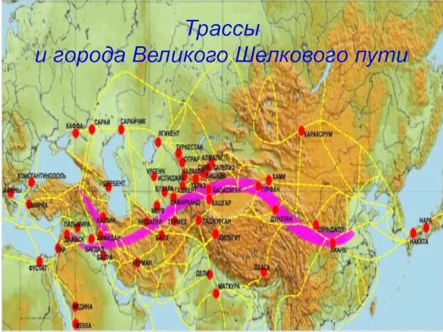 Трассы и города Великого Шелкового пути