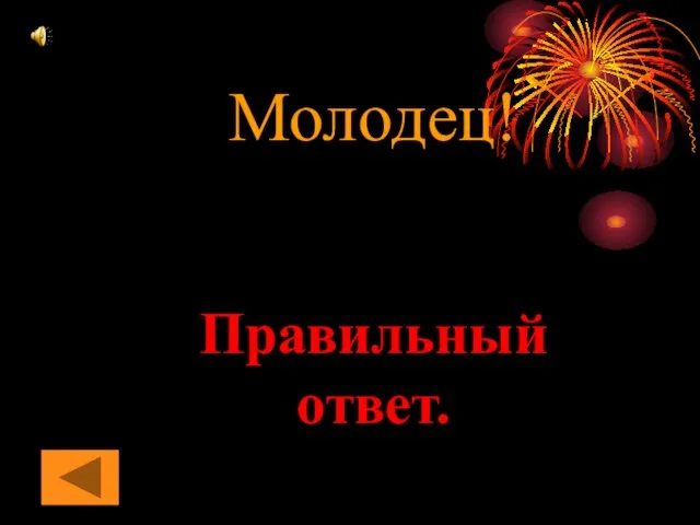 Молодец! Правильный ответ.