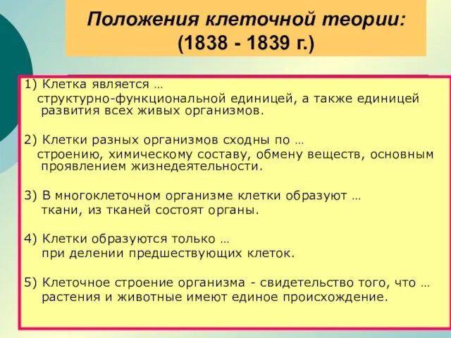 1) Клетка является … структурно-функциональной единицей, а также единицей развития всех живых