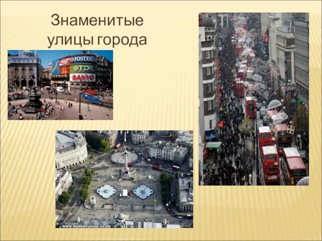 Знаменитые улицы города