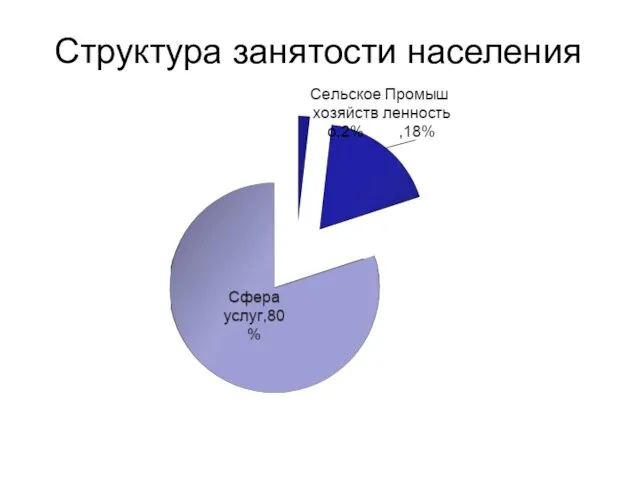 Структура занятости населения