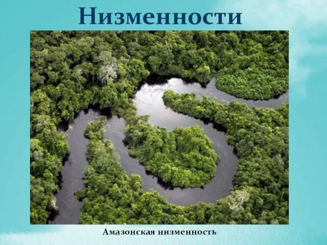 Низменности Амазонская низменность