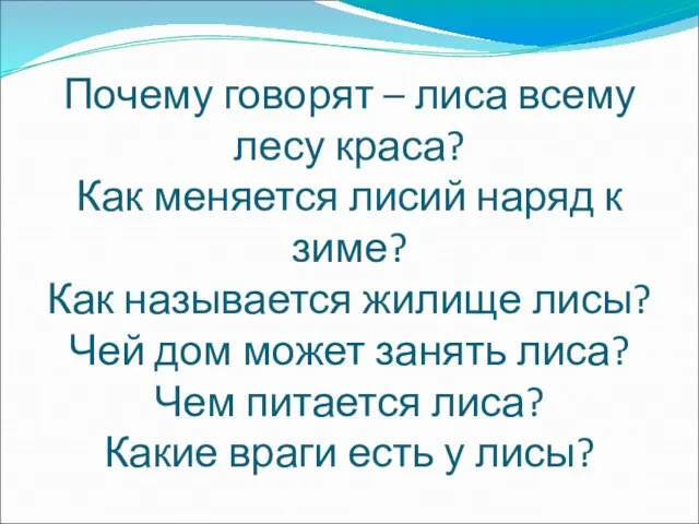 Почему говорят – лиса всему лесу краса? Как меняется лисий наряд к