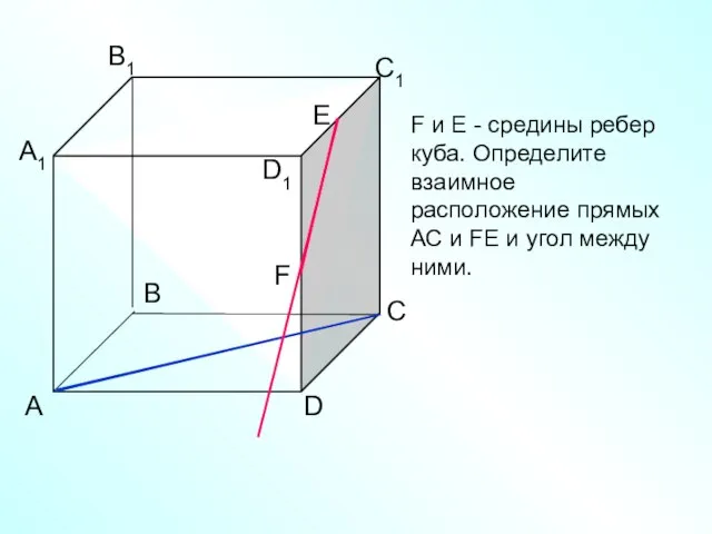 А D С В B1 С1 D1 А1 F F и Е