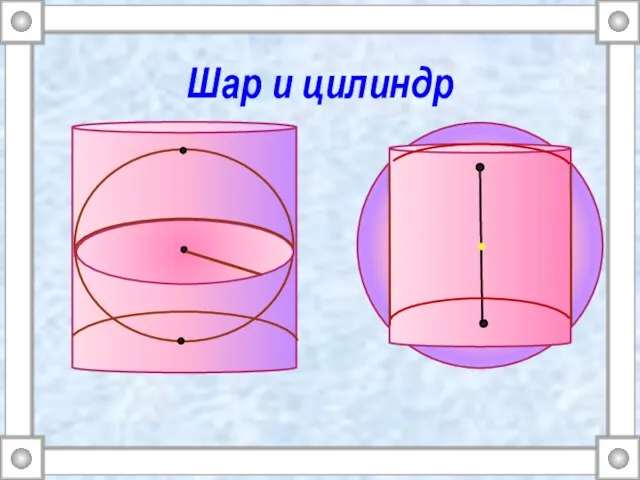 Шар и цилиндр