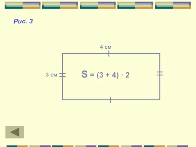 S = (3 + 4) · 2 4 см 3 см Рис. 3