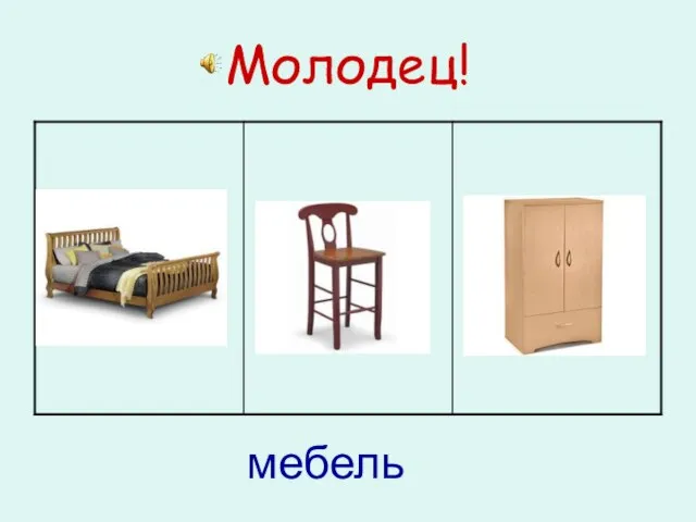 Молодец! мебель