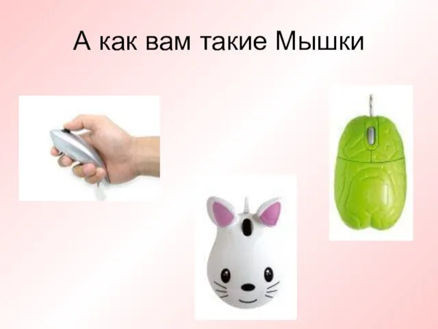 А как вам такие Мышки