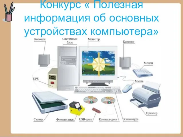 Конкурс « Полезная информация об основных устройствах компьютера»