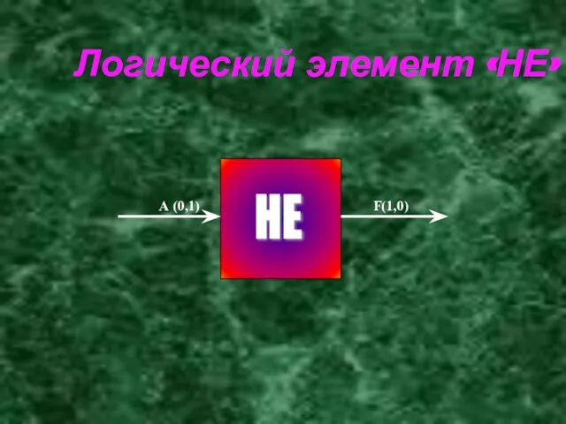 Логический элемент «НЕ»