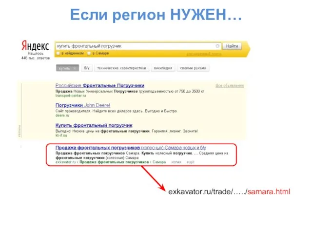 Если регион НУЖЕН… exkavator.ru/trade/…../samara.html