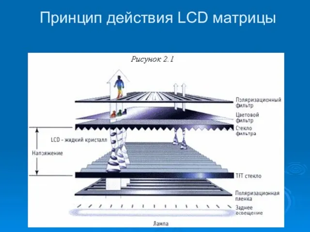 Принцип действия LCD матрицы