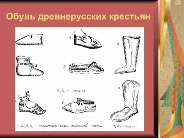 Обувь древнерусских крестьян